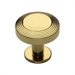 Ridge Cabinet Knob with Rose